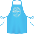 Scuba Diver the Ocean Is Calling Diving Cotton Apron 100% Organic Turquoise