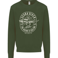 Scuba Diver the Ocean Is Calling Diving Kids Sweatshirt Jumper Forest Green