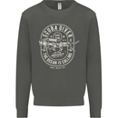 Scuba Diver the Ocean Is Calling Diving Kids Sweatshirt Jumper Storm Grey
