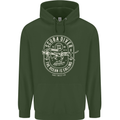 Scuba Diver the Ocean Is Calling Diving Mens 80% Cotton Hoodie Forest Green
