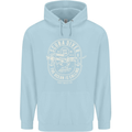 Scuba Diver the Ocean Is Calling Diving Mens 80% Cotton Hoodie Light Blue