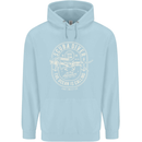 Scuba Diver the Ocean Is Calling Diving Mens 80% Cotton Hoodie Light Blue