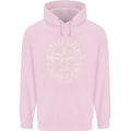 Scuba Diver the Ocean Is Calling Diving Mens 80% Cotton Hoodie Light Pink
