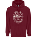 Scuba Diver the Ocean Is Calling Diving Mens 80% Cotton Hoodie Maroon