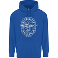 Scuba Diver the Ocean Is Calling Diving Mens 80% Cotton Hoodie Royal Blue