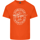 Scuba Diver the Ocean Is Calling Diving Mens Cotton T-Shirt Tee Top Orange