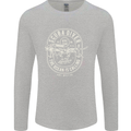 Scuba Diver the Ocean Is Calling Diving Mens Long Sleeve T-Shirt Sports Grey