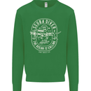 Scuba Diver the Ocean Is Calling Diving Mens Sweatshirt Jumper Irish Green