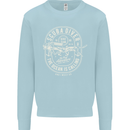 Scuba Diver the Ocean Is Calling Diving Mens Sweatshirt Jumper Light Blue