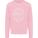 Scuba Diver the Ocean Is Calling Diving Mens Sweatshirt Jumper Light Pink