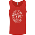 Scuba Diver the Ocean Is Calling Diving Mens Vest Tank Top Red