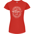 Scuba Diver the Ocean Is Calling Diving Womens Petite Cut T-Shirt Red