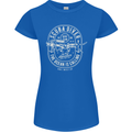 Scuba Diver the Ocean Is Calling Diving Womens Petite Cut T-Shirt Royal Blue
