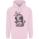 Scuba Diving Anchor Diver Sailing Sailor Childrens Kids Hoodie Light Pink
