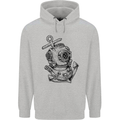 Scuba Diving Anchor Diver Sailing Sailor Childrens Kids Hoodie Sports Grey