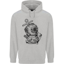 Scuba Diving Anchor Diver Sailing Sailor Childrens Kids Hoodie Sports Grey