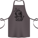 Scuba Diving Anchor Diver Sailing Sailor Cotton Apron 100% Organic Dark Grey