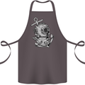 Scuba Diving Anchor Diver Sailing Sailor Cotton Apron 100% Organic Dark Grey
