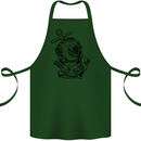 Scuba Diving Anchor Diver Sailing Sailor Cotton Apron 100% Organic Forest Green
