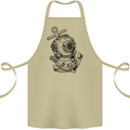 Scuba Diving Anchor Diver Sailing Sailor Cotton Apron 100% Organic Khaki
