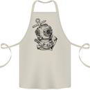 Scuba Diving Anchor Diver Sailing Sailor Cotton Apron 100% Organic Natural