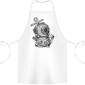Scuba Diving Anchor Diver Sailing Sailor Cotton Apron 100% Organic White