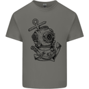 Scuba Diving Anchor Diver Sailing Sailor Kids T-Shirt Childrens Charcoal
