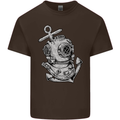 Scuba Diving Anchor Diver Sailing Sailor Kids T-Shirt Childrens Chocolate