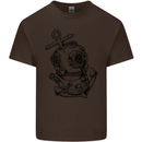 Scuba Diving Anchor Diver Sailing Sailor Kids T-Shirt Childrens Chocolate