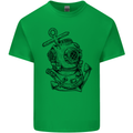 Scuba Diving Anchor Diver Sailing Sailor Kids T-Shirt Childrens Irish Green