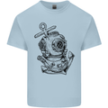 Scuba Diving Anchor Diver Sailing Sailor Kids T-Shirt Childrens Light Blue