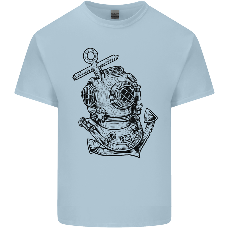 Scuba Diving Anchor Diver Sailing Sailor Kids T-Shirt Childrens Light Blue