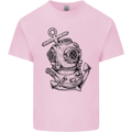 Scuba Diving Anchor Diver Sailing Sailor Kids T-Shirt Childrens Light Pink