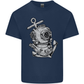 Scuba Diving Anchor Diver Sailing Sailor Kids T-Shirt Childrens Navy Blue