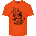 Scuba Diving Anchor Diver Sailing Sailor Kids T-Shirt Childrens Orange