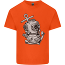 Scuba Diving Anchor Diver Sailing Sailor Kids T-Shirt Childrens Orange