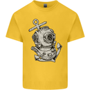 Scuba Diving Anchor Diver Sailing Sailor Kids T-Shirt Childrens Yellow