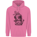 Scuba Diving Anchor Diver Sailing Sailor Mens 80% Cotton Hoodie Azelea