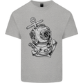 Scuba Diving Anchor Diver Sailing Sailor Mens Cotton T-Shirt Tee Top Sports Grey