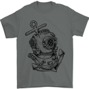 Scuba Diving Anchor Diver Sailing Sailor Mens T-Shirt 100% Cotton Charcoal