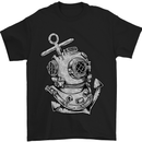 Scuba Diving Anchor Diver Sailing Sailor Mens T-Shirt Cotton Gildan Black