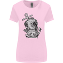 Scuba Diving Anchor Diver Sailing Sailor Womens Wider Cut T-Shirt Light Pink