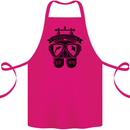 Scuba Diving Club Diver Deep Sea Wreck Cotton Apron 100% Organic Pink