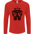 Scuba Diving Club Diver Deep Sea Wreck Mens Long Sleeve T-Shirt Red