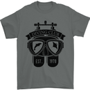 Scuba Diving Club Diver Deep Sea Wreck Mens T-Shirt Cotton Gildan Charcoal