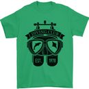 Scuba Diving Club Diver Deep Sea Wreck Mens T-Shirt Cotton Gildan Irish Green