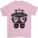 Scuba Diving Club Diver Deep Sea Wreck Mens T-Shirt Cotton Gildan Light Pink