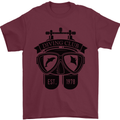 Scuba Diving Club Diver Deep Sea Wreck Mens T-Shirt Cotton Gildan Maroon