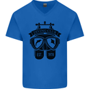 Scuba Diving Club Diver Deep Sea Wreck Mens V-Neck Cotton T-Shirt Royal Blue