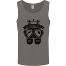 Scuba Diving Club Diver Deep Sea Wreck Mens Vest Tank Top Charcoal